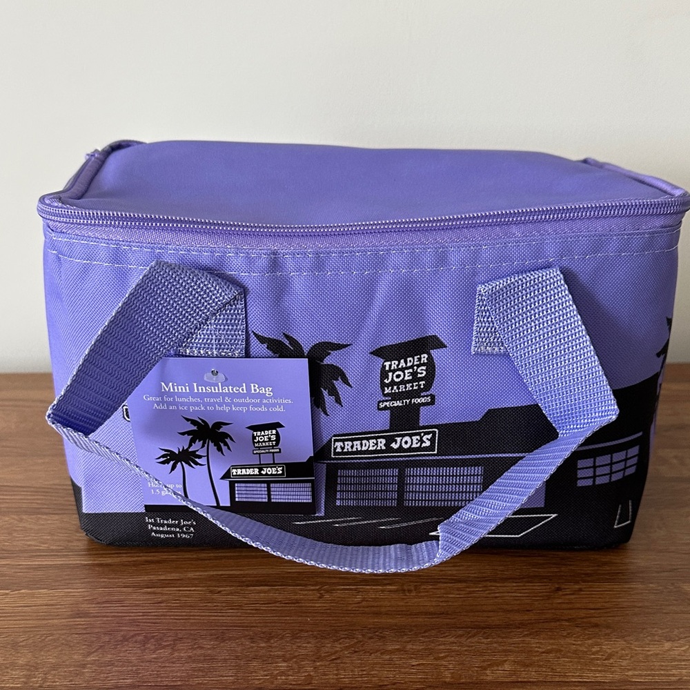 Trader Joe's Mini Purple Insulated Bag